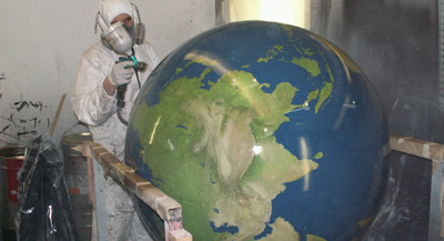 Lacquered Globe